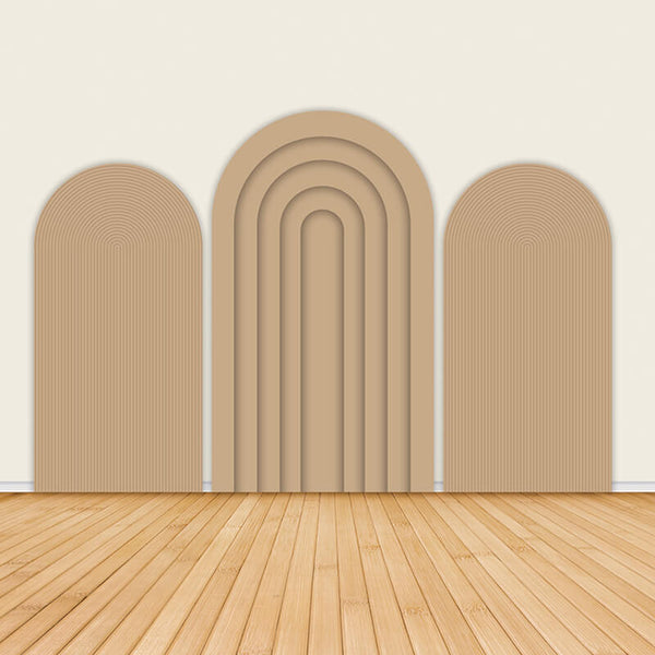BOHO Solid Color Rainbow Double-Sided Arch Backdrop - ubackdrop