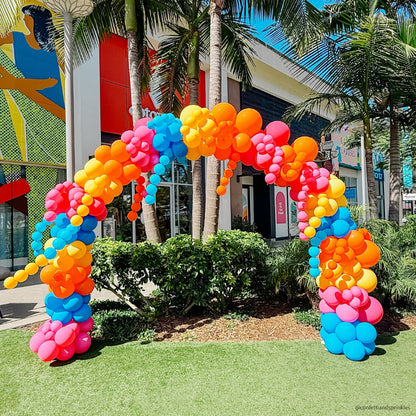 10x8 Ft Aluminum Balloon Arch Frame Wedding Arch Stand-ubackdrop