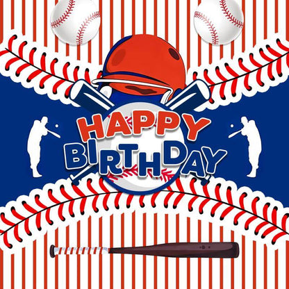 Baseball Party Decorations Birthday Supplies Sports Backdrop-ubackdrop