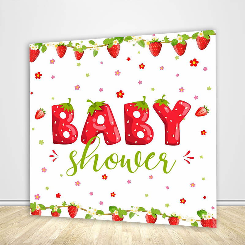Berry Baby Shower Party Decoration Backdrops-ubackdrop