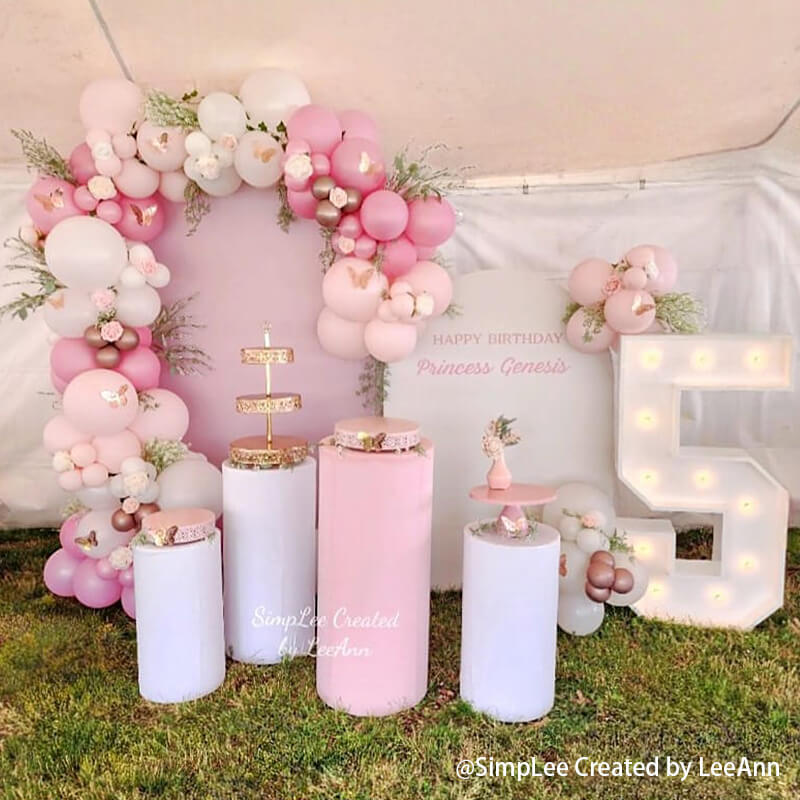 Chiara Backdrop Wall Set, Arched Wall Set Birthday&Baby Shower&Wedding Party Decoration-ubackdrop