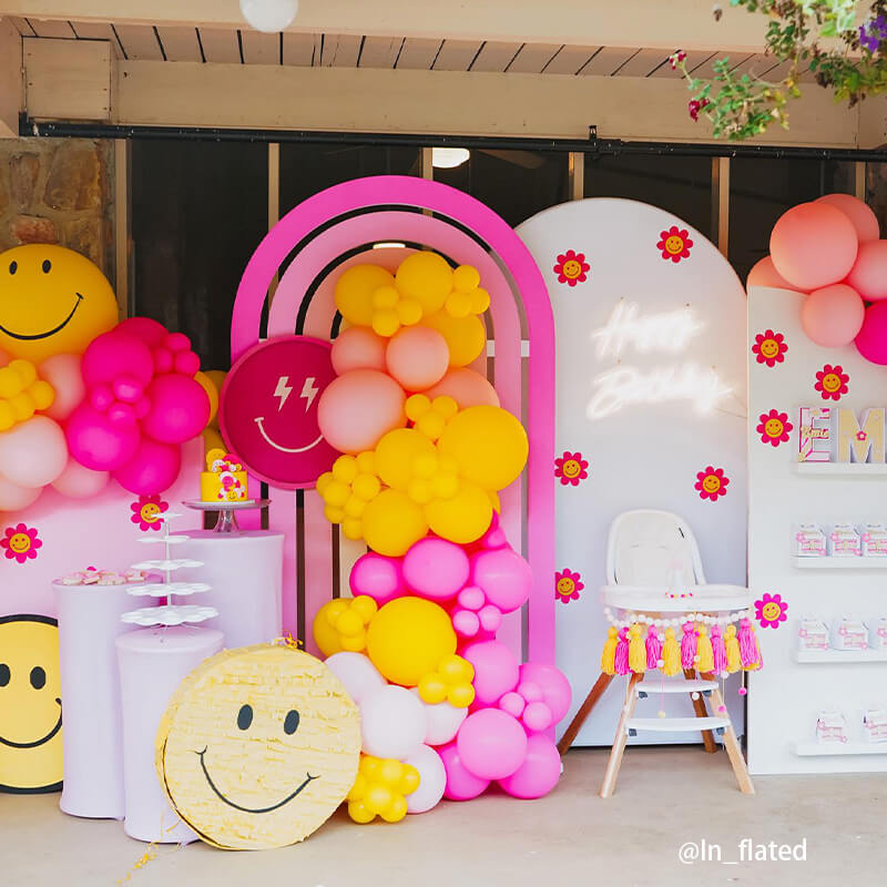 Chiara Backdrop Wall Set, Arched Wall Set Birthday&Baby Shower&Wedding Party Decoration-ubackdrop