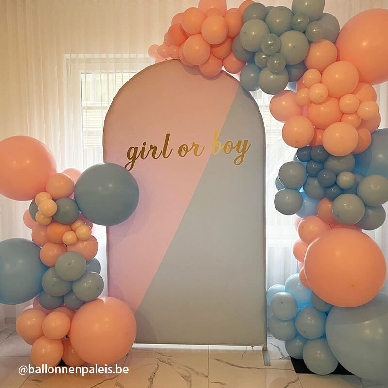 4x7ft Chiara Arched Backdrop Frame Custom Arched Wall Backdrop Cover for Party Decoration-ubackdrop