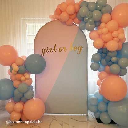 4x7ft Chiara Arched Backdrop Frame Custom Arched Wall Backdrop Cover for Party Decoration-ubackdrop