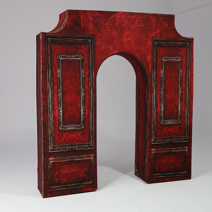 6.5x7.2ft Black Arc de Triomphe Party Backdrop Stand-ubackdrop