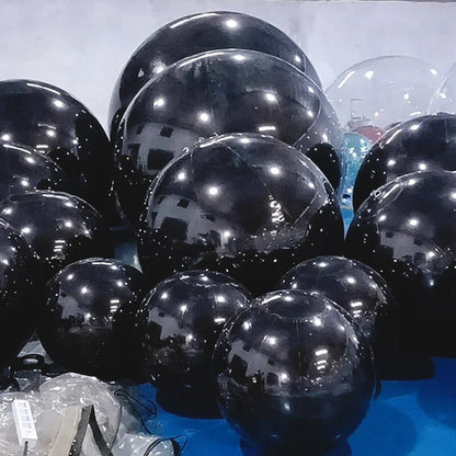 Black Inflatable Mirror Ball Reusable Big Bubble Balloon-ubackdrop