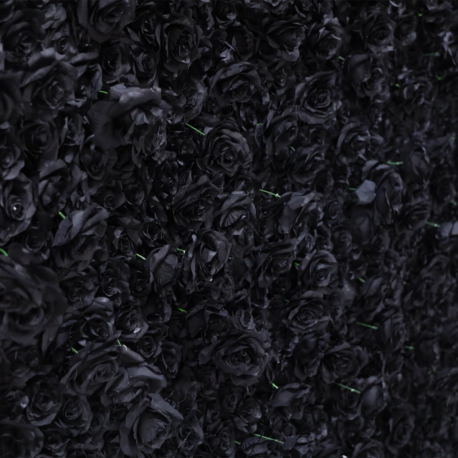 Black Rose Flower Wall Backdrop for Birthday Party Decorations-ubackdrop