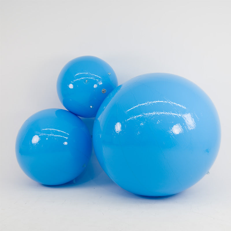 Blue Big Matte Inflatable Balls – Reusable Party & Event Decor