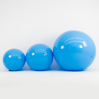 Blue Big Matte Inflatable Balls – Reusable Party & Event Decor