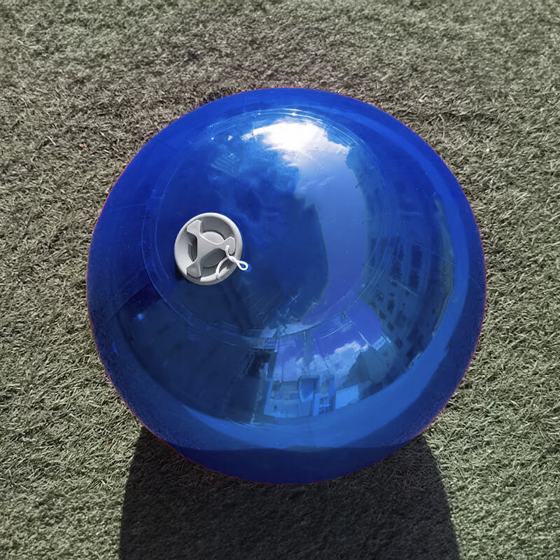 Blue Inflatable Mirror Ball Reusable Big Bubble Balloon-ubackdrop