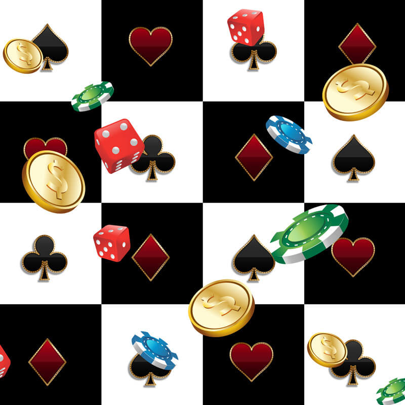 Casino Poker Card Theme Party Backdrop Cover-ubackdrop