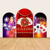 Casino Theme Birthday Party Chiara Arched Wall Covers