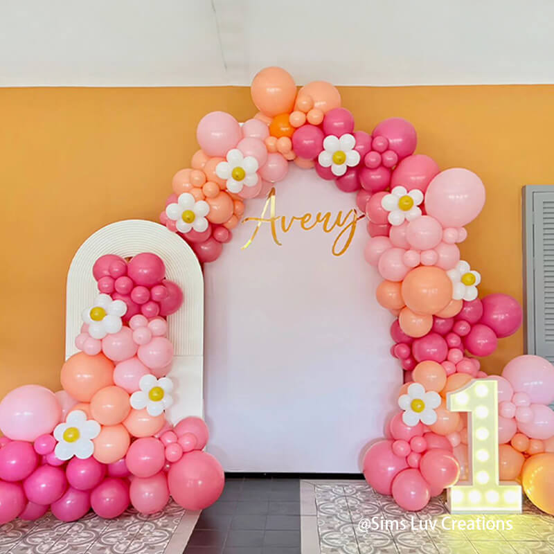 5X7ft Chiara Arched Backdrop Custom Arched Wall Backdrop Cover for Party Decoration-ubackdrop