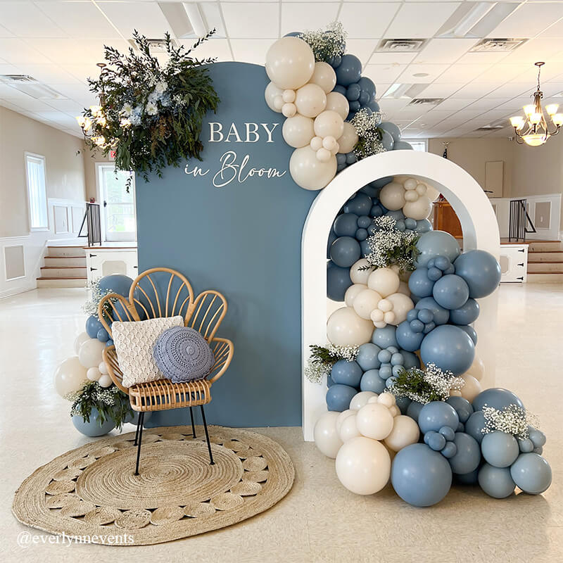 Chiara Backdrop Wall Set, Arched Wall Set Birthday&Baby Shower&Wedding Party Decoration-ubackdrop