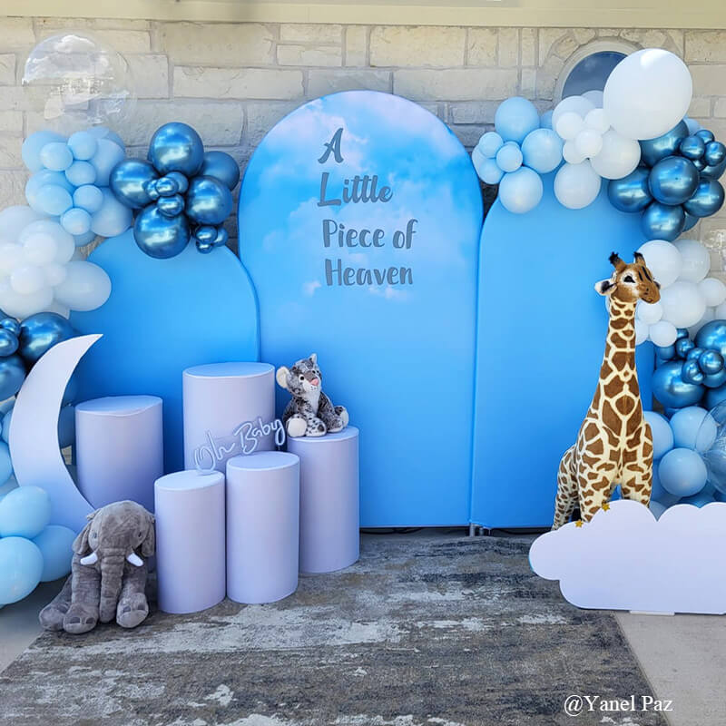 Chiara Backdrop Wall Set, Arched Wall Set Birthday&Baby Shower&Wedding Party Decoration-ubackdrop
