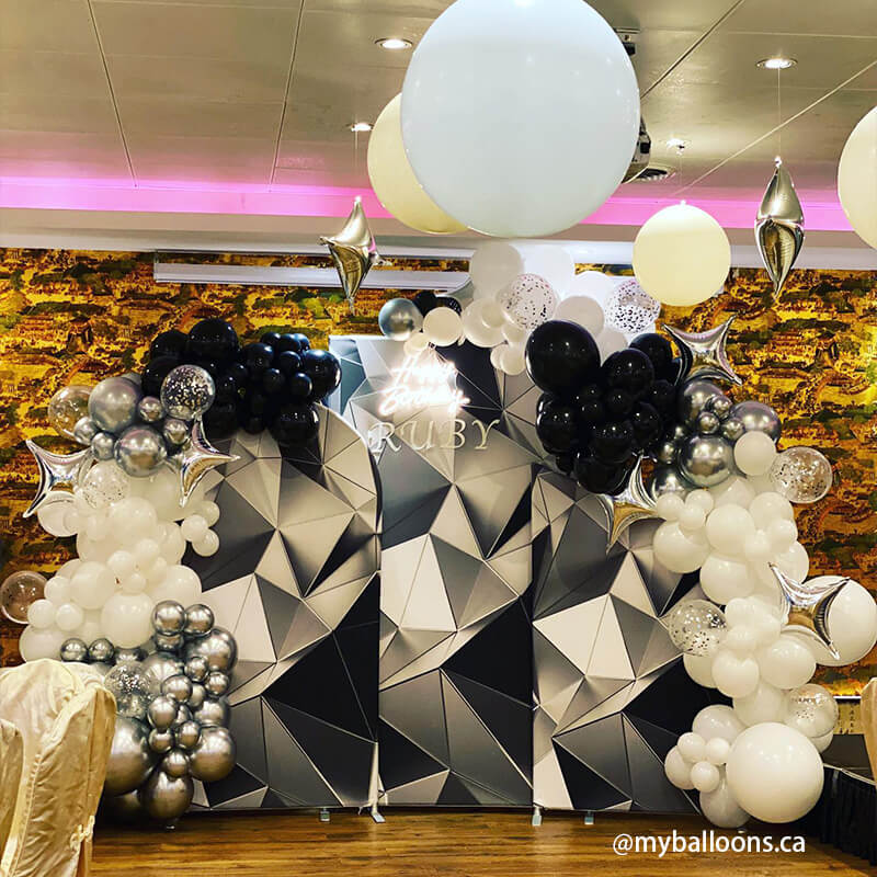 Chiara Backdrop Wall Set, Arched Wall Set Birthday&Baby Shower&Wedding Party Decoration-ubackdrop