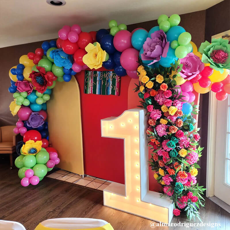 Chiara Backdrop Wall Set, Arched Wall Set Birthday&Baby Shower&Wedding Party Decoration-ubackdrop