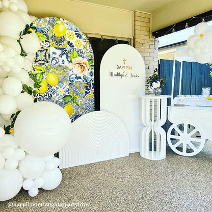 Chiara Backdrop Wall Set, Arched Wall Set Birthday&Baby Shower&Wedding Party Decoration-ubackdrop