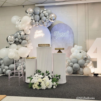 Chiara Backdrop Wall Set, Arched Wall Set Birthday&Baby Shower&Wedding Party Decoration-ubackdrop