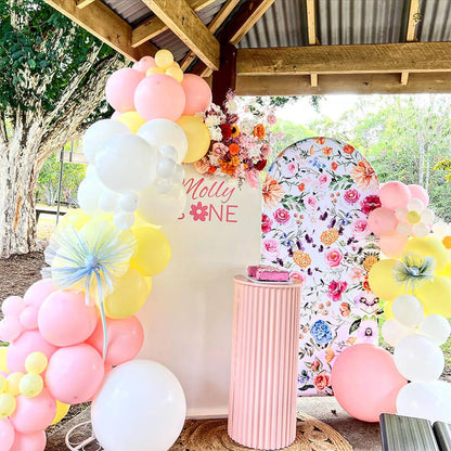 Chiara Backdrop Wall Set, Arched Wall Set Birthday&Baby Shower&Wedding Party Decoration-ubackdrop