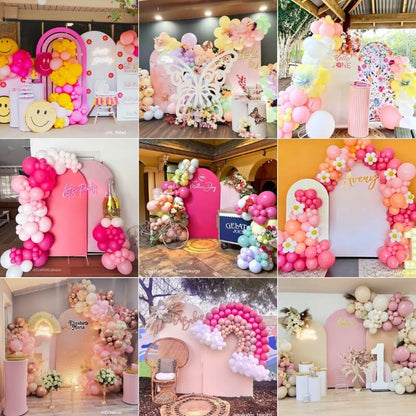 Chiara Backdrop Wall Set, Arched Wall Set Birthday&Baby Shower&Wedding Party Decoration-ubackdrop