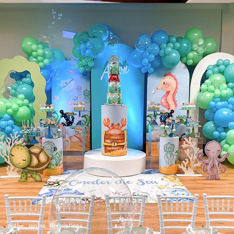 Chiara Backdrop Wall Set, Arched Wall Set Birthday&Baby Shower&Wedding Party Decoration-ubackdrop