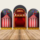 Circus Backdrop Circle Carnival Theme Birthday Party Backdrop