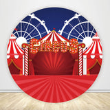 Circus Carnival Kids Birthday Party Backdrop Cover