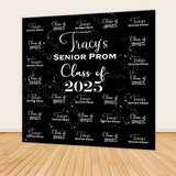 Class of 2026 Backdrop Black and White Graduation Party Background