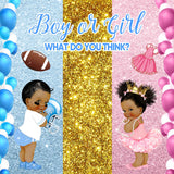 Boy or Girl Gender Reveal Backdrop