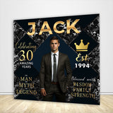 Custom Men 60th 50th 40th Magazine Cover Birthday Banner