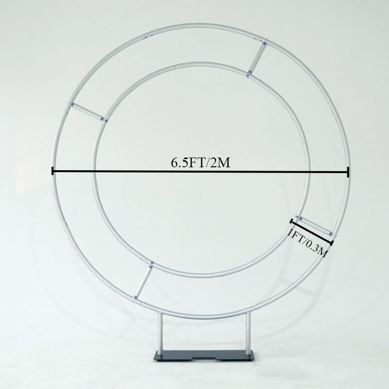 6.5ft Double Layer Round Stand Party Decoration-ubackdrop