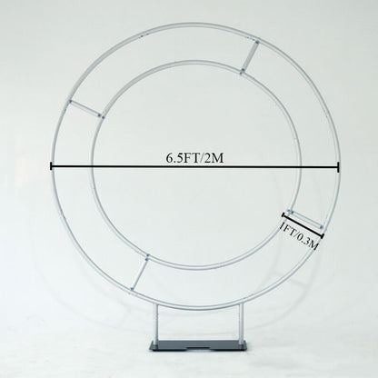 6.5ft Double Layer Round Stand Party Decoration-ubackdrop