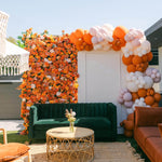 Fall Garden Fabric Artificial Flower Wall for Wedding Decoration