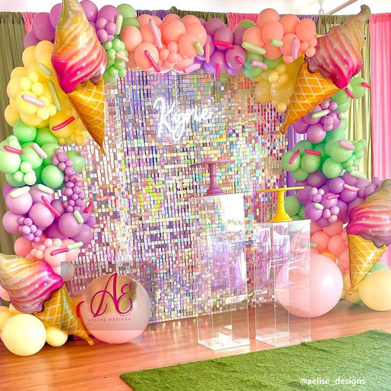 Fancy Silver Shimmer Wall Panels – Easy Setup Wedding/Event/Theme Party Decorations-ubackdrop