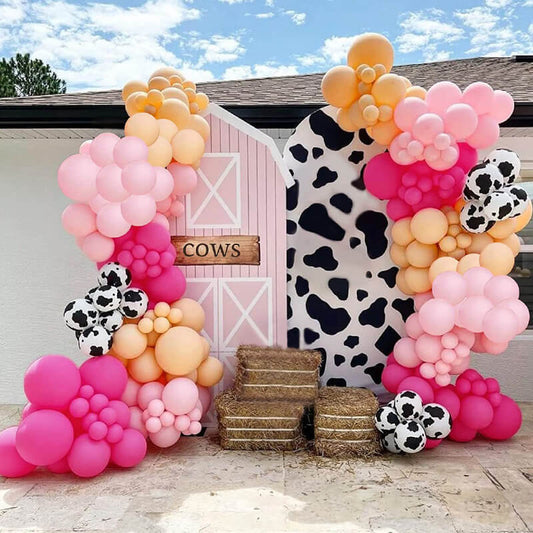 Farm Theme Party Cow Balloon Kit for Baby Shower Kids Birthday Party-ubackdrop