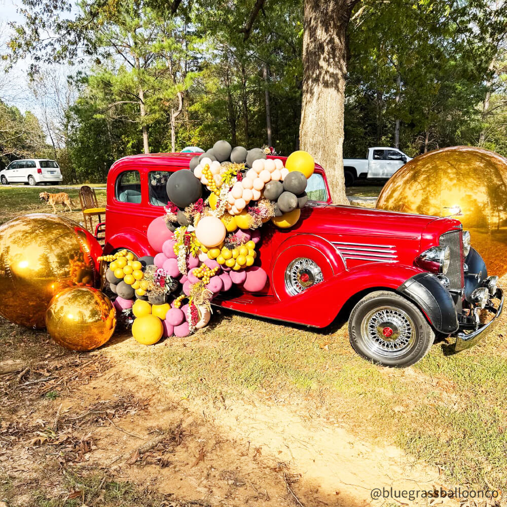 Golden Color Inflatable Mirror Ball Reusable Big Bubble Balloon-ubackdrop