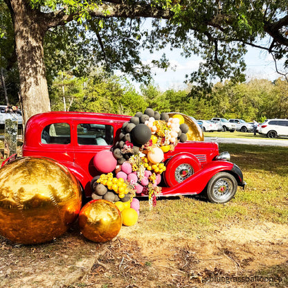 Golden Color Inflatable Mirror Ball Reusable Big Bubble Balloon-ubackdrop