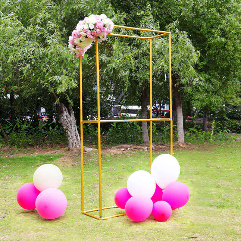 Double Layer Square Balloon Stand Birthday Party Decor-ubackdrop