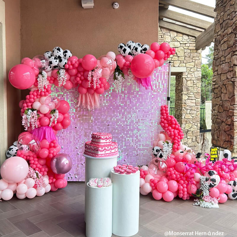Pink Backdrops for Birthday Party Decorations Palestine