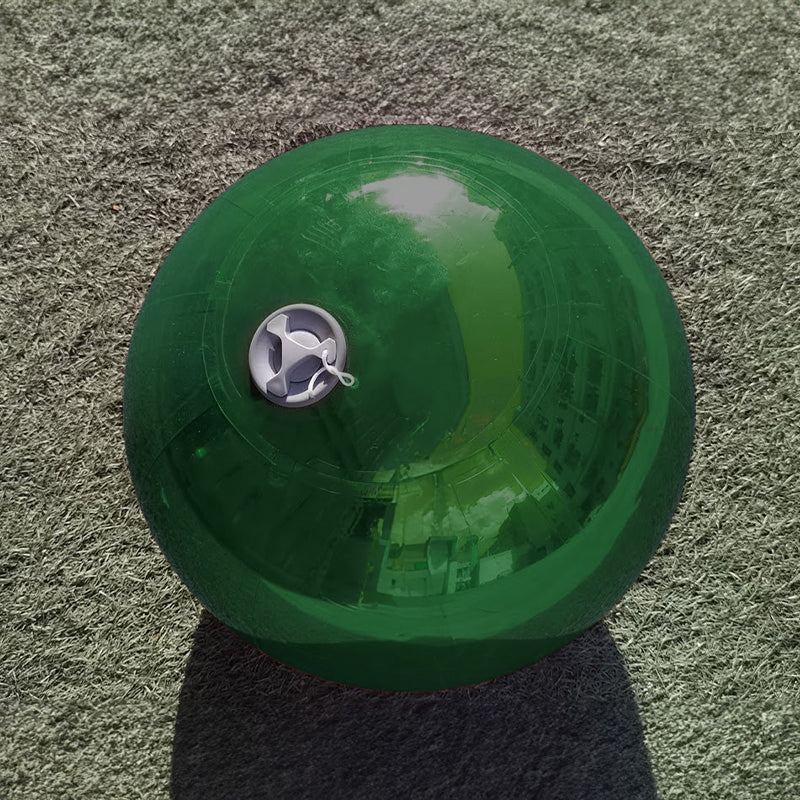 Green Inflatable Mirror Ball Reusable Big Bubble Balloon-ubackdrop