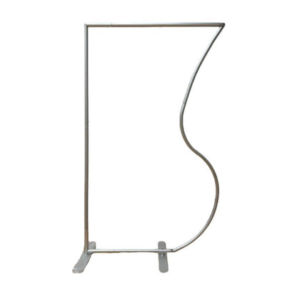 4x7ft Half Vase Backdrop Metal Frame Stand for Birthday Event Decoration-ubackdrop