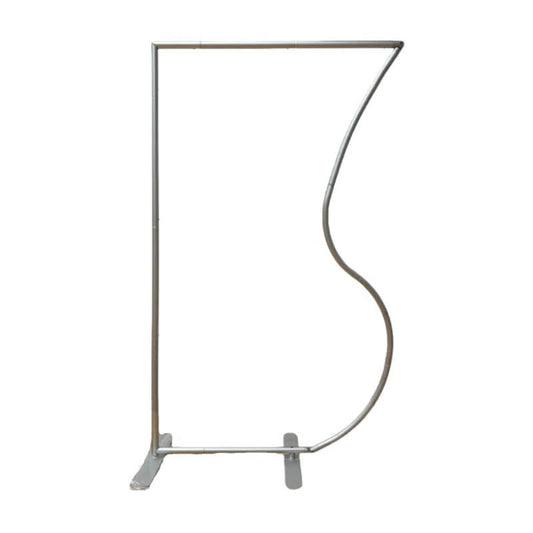 4x7ft Half Vase Backdrop Metal Frame Stand for Birthday Event Decoration-ubackdrop