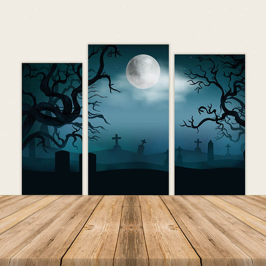 Halloween Horror Night Party Decoration Backdrop Cover-ubackdrop