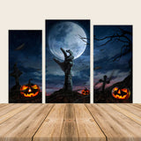 Halloween Horror Night Zombie Hand Party Decoration Backdrop