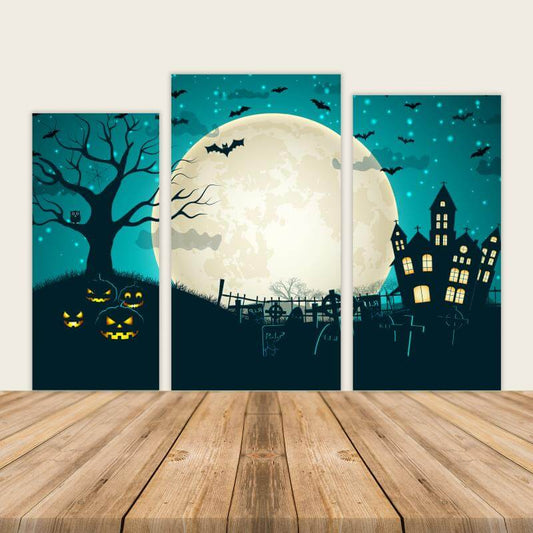 Halloween Pumpkin Party Decoration Backdrop-ubackdrop