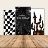 Halloween Spooky Boo-thday Party Decoration Backdrop