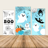 Halloween Theme Cartoon Ghost Party Square Backdrop Cover