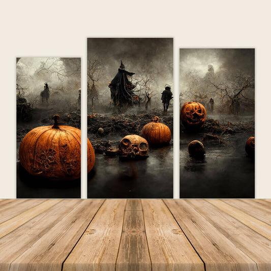 Halloween Theme Pumpkin Party Decoration Backdrop Cover-ubackdrop