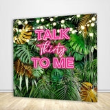 Hawaii Night Talk Thirty To My Birthday Backdrop